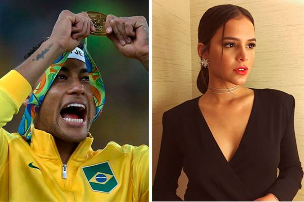 Sem querer, Neymar Jr. publica clique no Snapchat e dá esperanças ao casal com Bruna Marquezine
