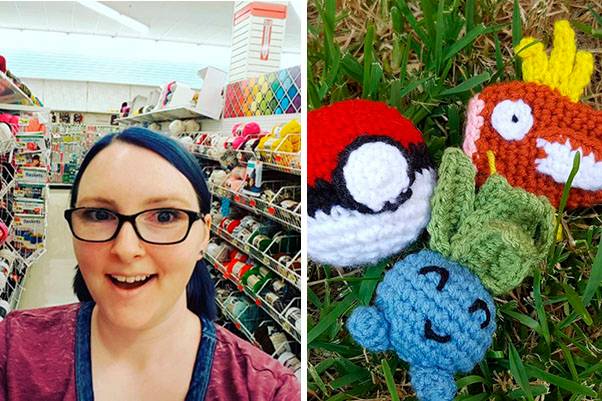 Fã espalha “monstrinhos” de crochê para surpreender jogadores de Pokémon GO