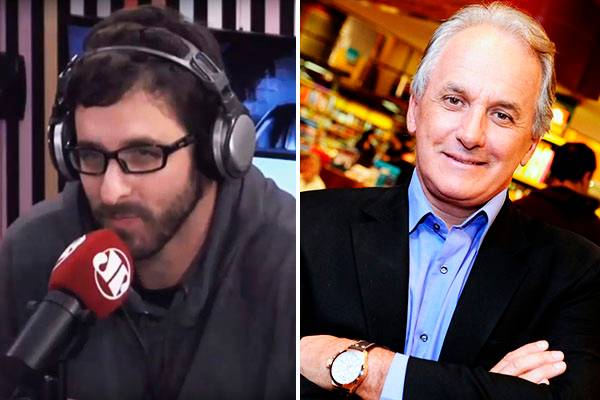 Rafinha Bastos e Otávio Mesquita discutem ao vivo durante programa de rádio “Pânico”