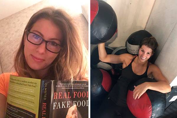 Apresentadora e modelo fitness publica foto sentada para promover aceitação entre as mulheres