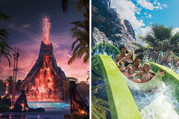 Universal Orlando Resort revela novidades sobre seu primeiro parque aquático temático, Volcano Bay