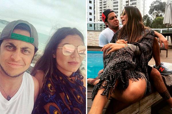 Foto de Thammy Miranda e Andressa Ferreira em dia na praia provoca polêmica nas redes sociais