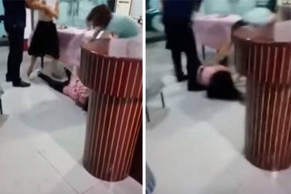 Após descobrir traição, mulheres agridem suposta amante do marido em restaurante na China