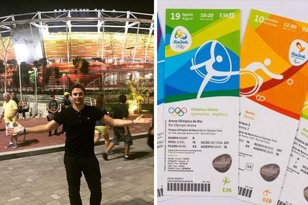 Torcedor acusa o ator Murilo Rosa de vender ingressos falsos para a final da seleção na Olimpíada