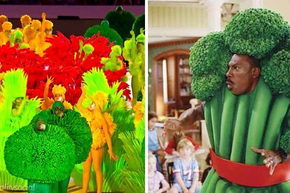 Uma fantasia inusitada da cerimônia de encerramento da Rio 2016 fez a alegria da internet