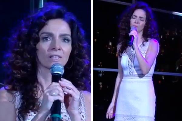 Após cantar durante o “Programa do Jô” desta terça (27), Claudia Ohana é criticada na internet