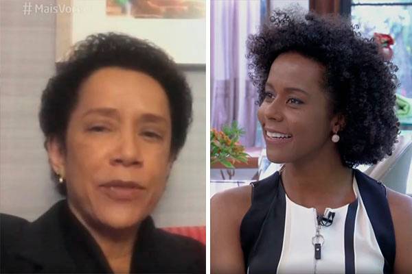 No “Mais Você”, Maria Júlia Coutinho é surpreendida por homenagem da colega de profissão Zileide Silva