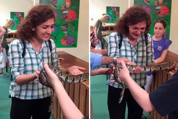 Esta garota enfrentou um de seus maiores medos como uma verdadeira heroína