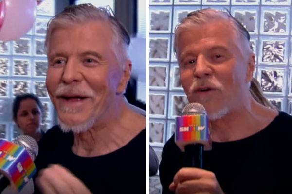 Miguel Falabella ganha festa surpresa no “Vídeo Show” e aproveitar oportunidade para “cutucar” Rede Globo