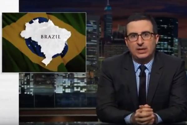 Comediante britânico fala sobre a crise política brasileira em programa da HBO