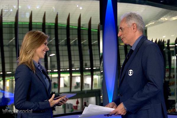 Após troca de farpas, William Waack homenageia Cris Dias durante “Jornal da Globo”