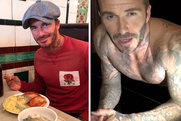 Por uma boa causa, David Beckham faz flexões só de cueca em vídeo publicado no Instagram