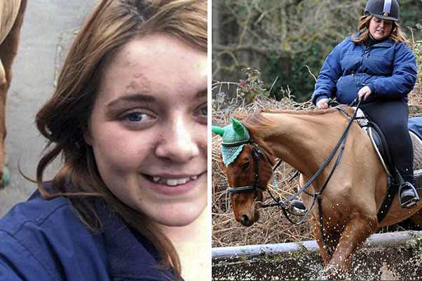 Jovem é proibida de andar a cavalo após internautas notarem detalhe assustador em clique no Facebook