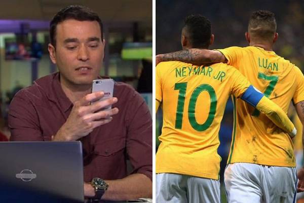 Apresentador do SporTV, André Rizek ironiza seleção brasileira, é criticado e responde