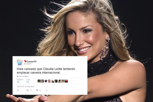 Claudia Leitte revela que irá lançar carreira internacional e novidade vira piada na internet