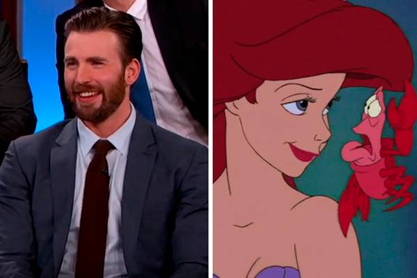 O que Chris Evans, do filme “Capitão América”, e a animação ” A Pequena Sereia” têm em comum? 