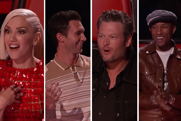 Jurados do “The Voice” são surpreendidos por pedido de casamento no palco