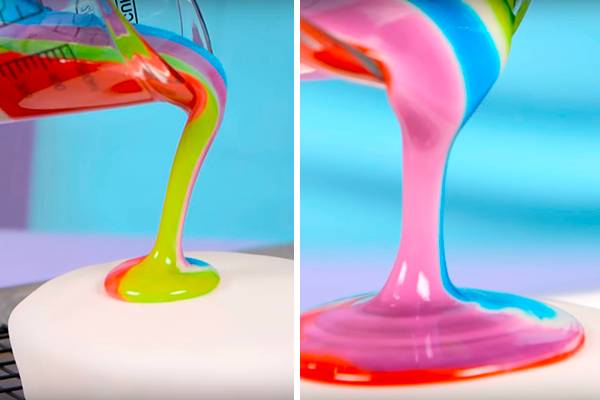 Vídeo que ensina como reproduzir técnica tie dye em bolos faz sucesso na internet