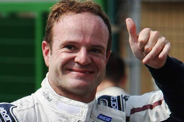 Todo mundo fez a mesma piada com o Rubinho Barrichello neste domingo (17)
