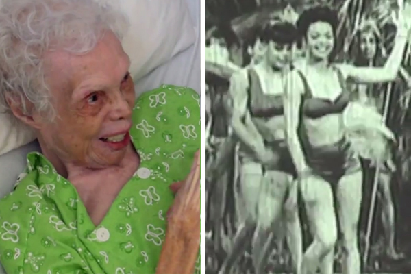 Dançarina de 102 anos assiste a uma de suas apresentações pela primeira vez em vídeo adorável