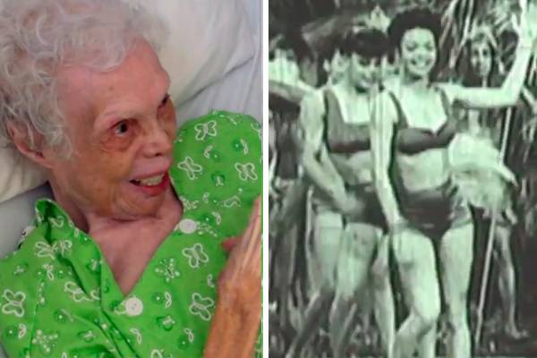 Dançarina de 102 anos assiste a uma de suas apresentações pela primeira vez em vídeo adorável
