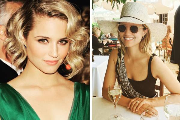 Atriz do seriado “Glee”, Dianna Agron usa vestido avaliado em 64 000 reais no dia do casamento