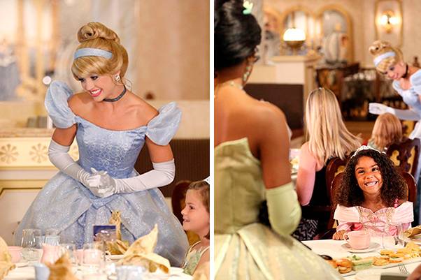 Princesas da Disney surpreendem convidados em chá da tarde especial da Disney Cruise Line