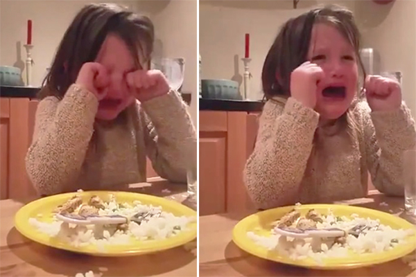 Garotinha de 5 anos descobre que é vegetariana e tem a reação mais fofa do mundo