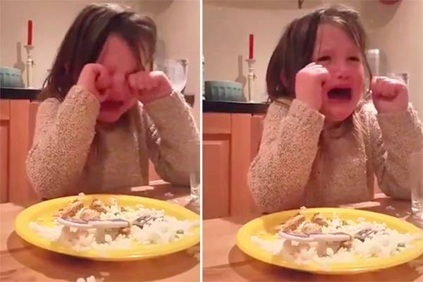 Garotinha de 5 anos descobre que é vegetariana e tem a reação mais fofa do mundo