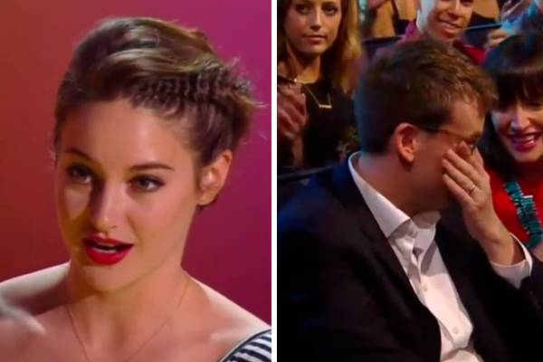 Shailene Woodley faz discurso após receber prêmio e faz o escritor John Green choras