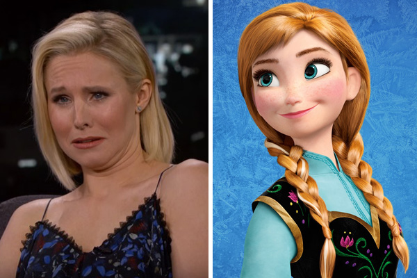 Atriz que dublou Anna em “Frozen” revela a reação de suas filhas ao assistirem animação pela primeira vez