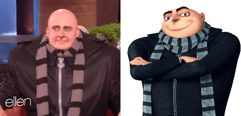 Fofura do dia: Steve Carell vai a entrevista como seu personagem de ‘Meu Malvado Favorito’