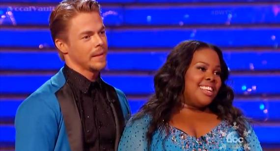 Amber Riley, a Mercedes da série ‘Glee’, vence ‘Dança dos Famosos’ americano com samba