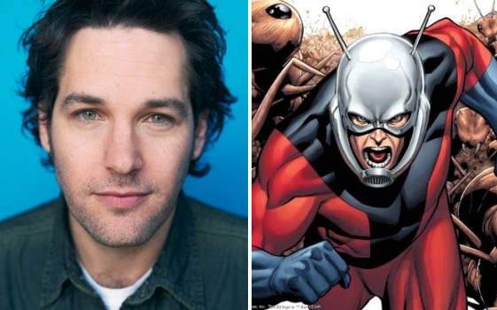Paul Rudd é escolhido para interpretar o Homem-Formiga nos cinemas