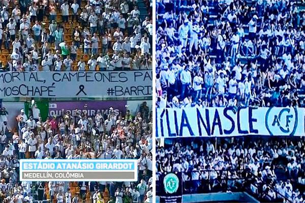 Rede Globo não transmite homenagem do Atlético Nacional e recebe críticas nas redes sociais