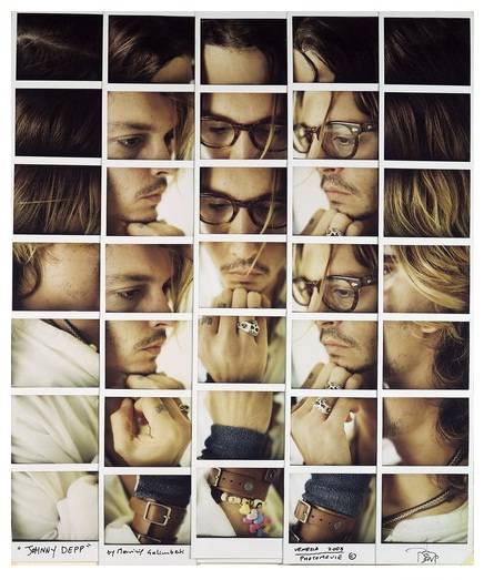 Fotos do dia: George Clooney, Johnny Depp e outras celebridades em polaroides