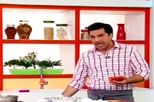 Apresentador Edu Guedes derruba panelas ao vivo no programa matinal ‘Hoje Em Dia’; assista