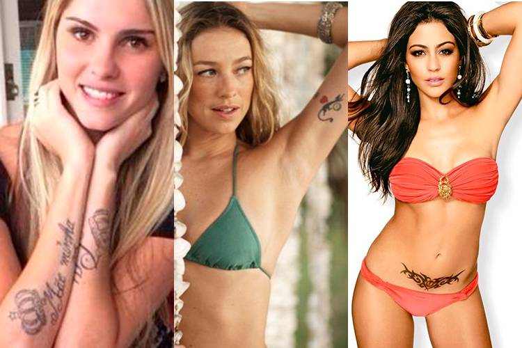 20 tatuagens de celebridades brasileiras que você gostaria de nunca ter visto; confira