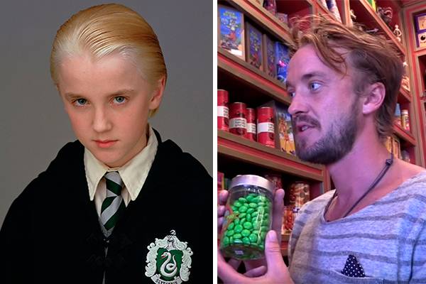 Tom Felton, o Draco Malfoy da saga “Harry Potter”, faz passeio por novo parque temático em vídeo