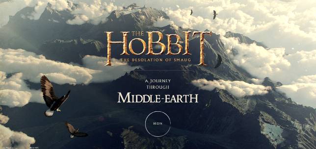 Google lança mapa interativo da Terra-Média para promover ‘O Hobbit: A Desolação de Smaug’