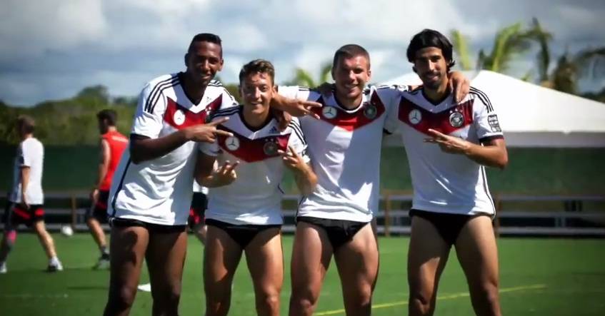 Seleção alemã publica vídeo em que mostra seus momentos no Brasil ao som de ‘Tieta’; assista