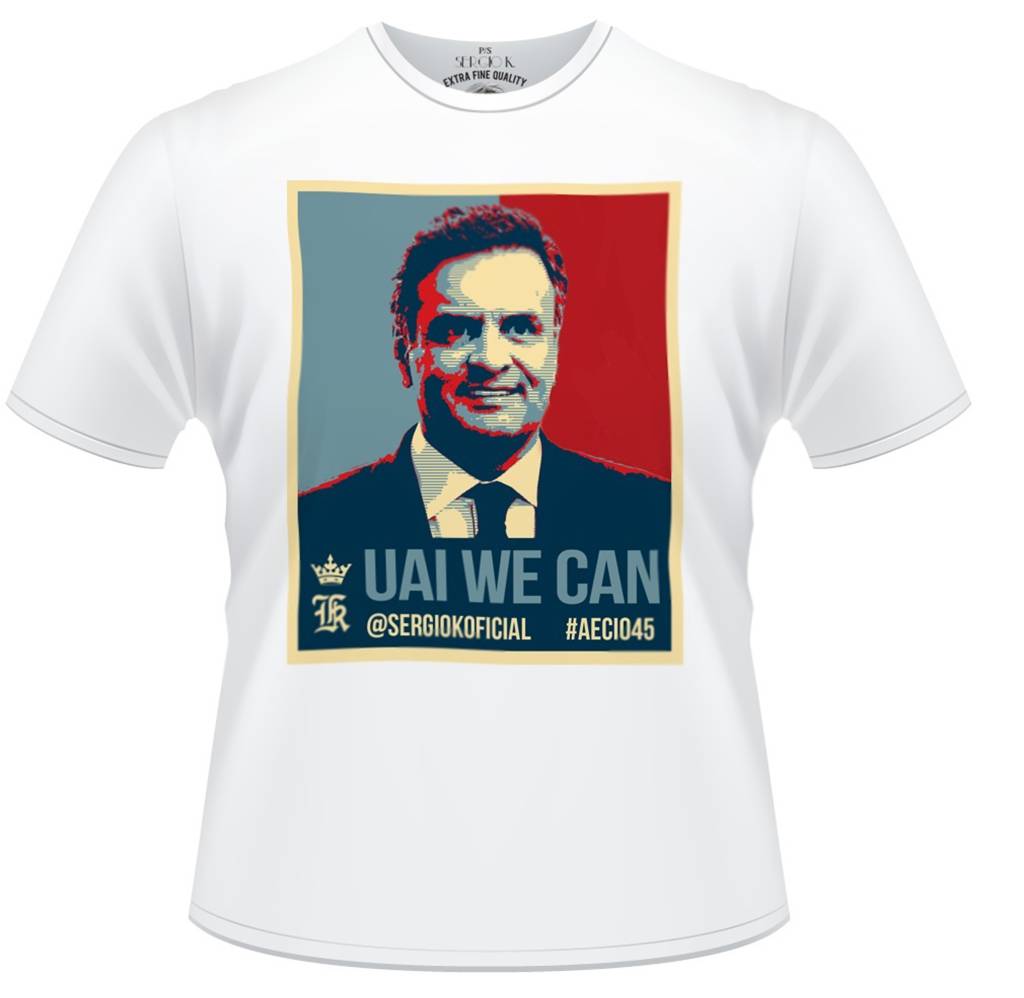 A camiseta está disponível apenas na loja online