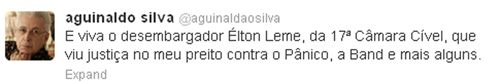 Polêmica do dia: ‘Pânico na Band’ é proibido de citar o nome de Aguinaldo Silva