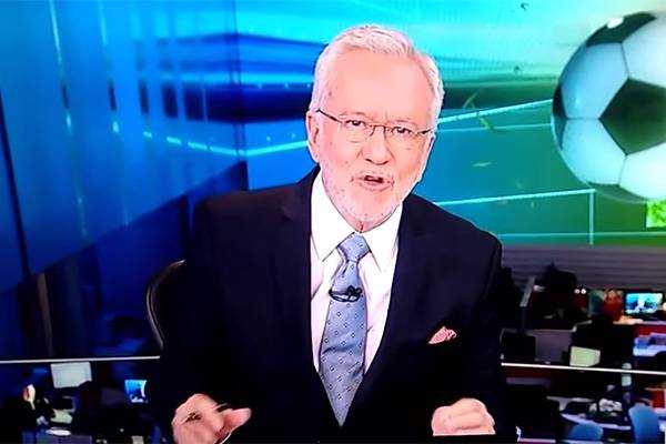 Alexandre Garcia comete gafe no Jornal Nacional e vira piada na internet
