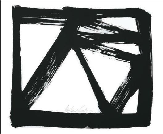 Litografia de 1990: escola neoconcretista Litografia de 1990: escola neoconcretista