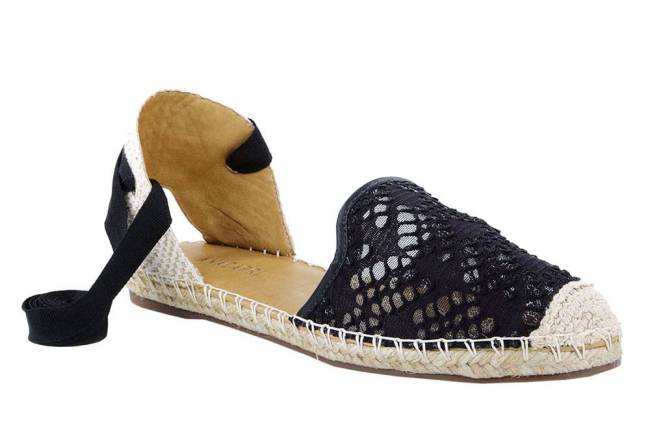 Espadrille rendada