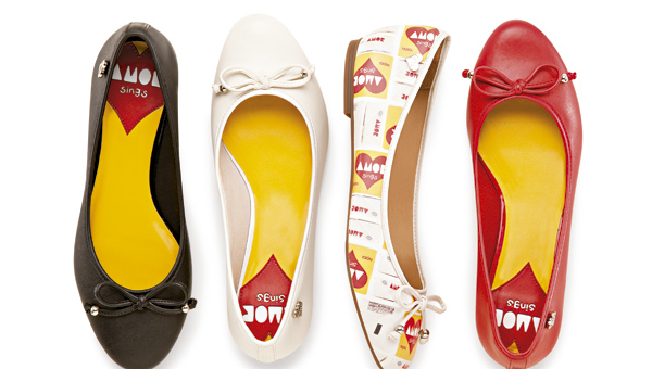 AnaCapri lança sapatilhas em parceria com Paçoca Amor