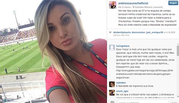 Andressa Urach: “Teve dedo de Cristiano Ronaldo nessa história”
