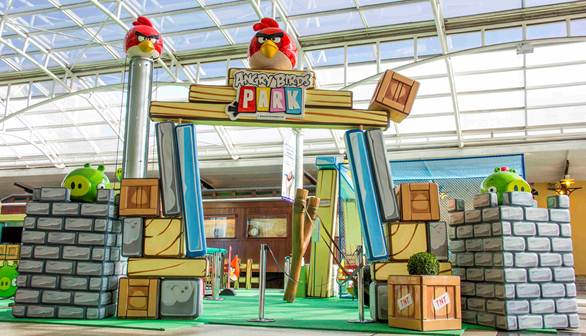 Angry Birds: parque reúne seis atividades para crianças Angry Birds: parque reúne seis atividades para crianças