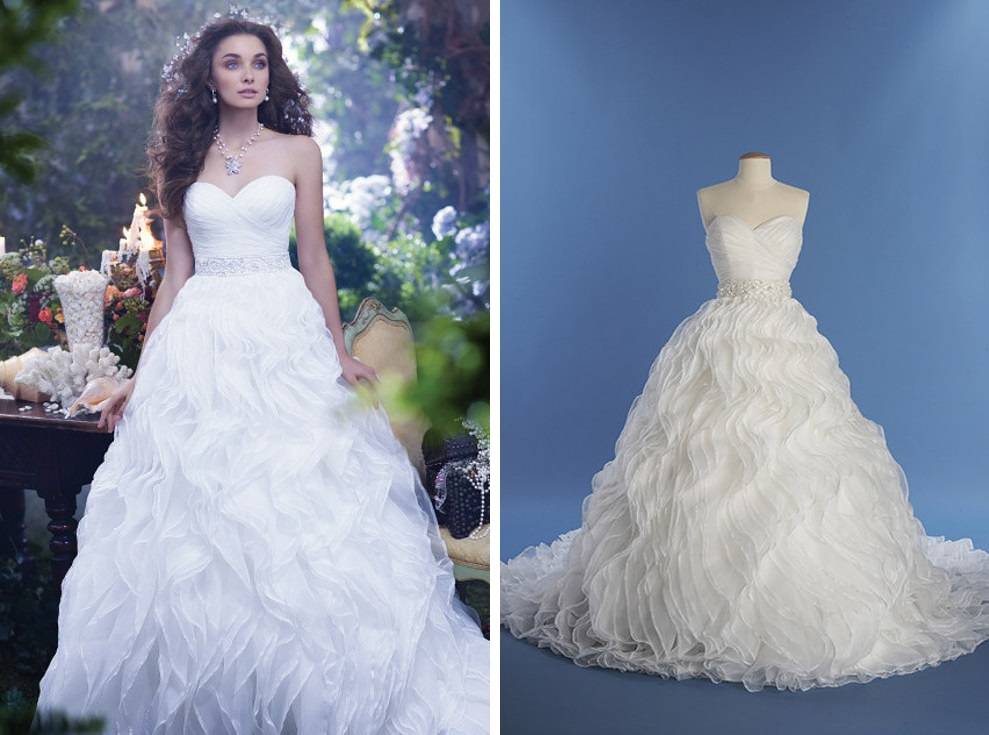 Disney lança coleção de vestidos de noiva inspirados em suas princesas; confira as novidades